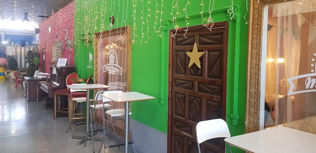 Espacio para los talleres infantiles en el Recreo