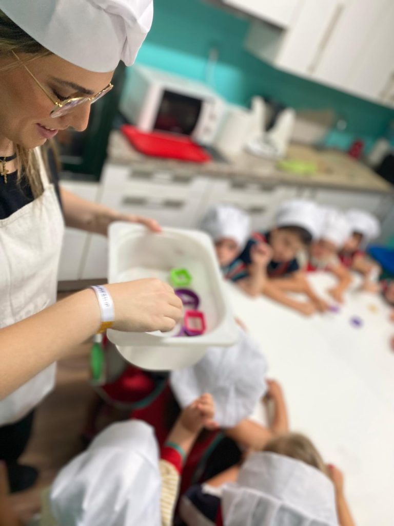 Taller de cocina para cumpleaños en el recreo