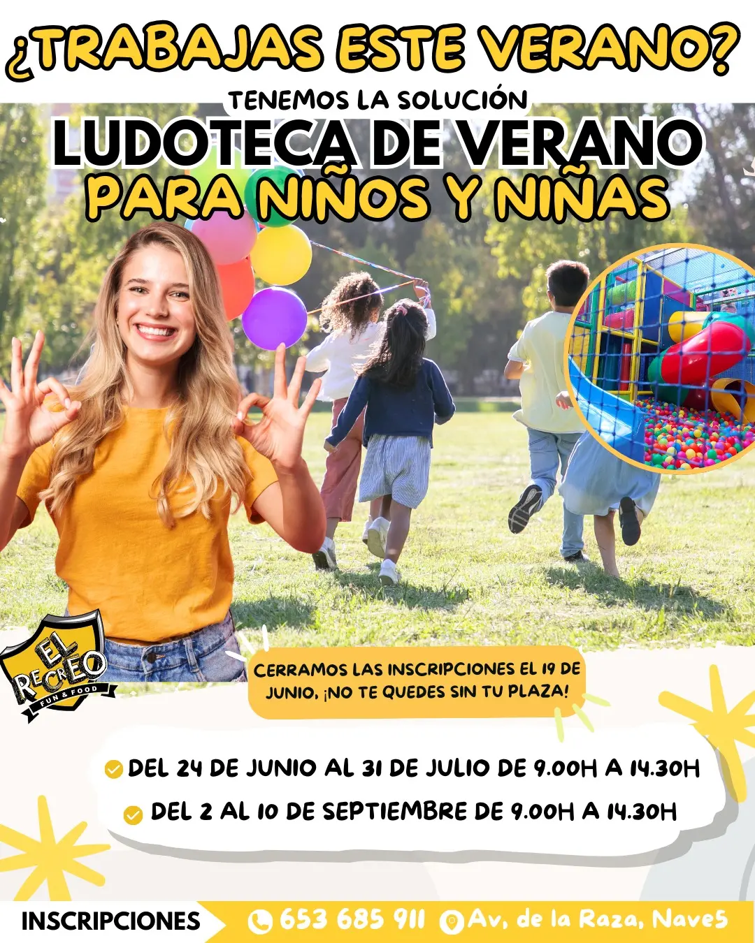 Ludoteca septiembre El Recreo Sevilla