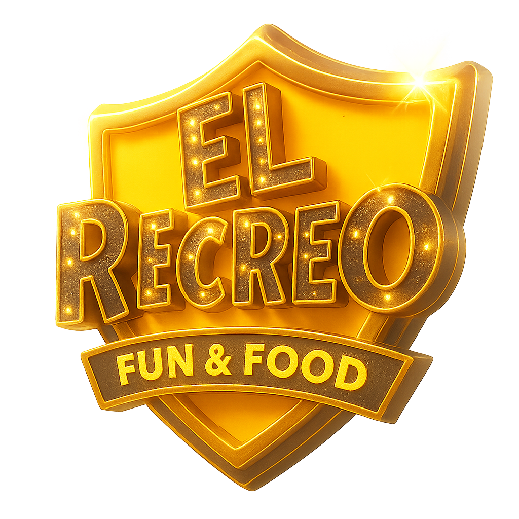 logotipo parque infantil el recreo nuevo brillante