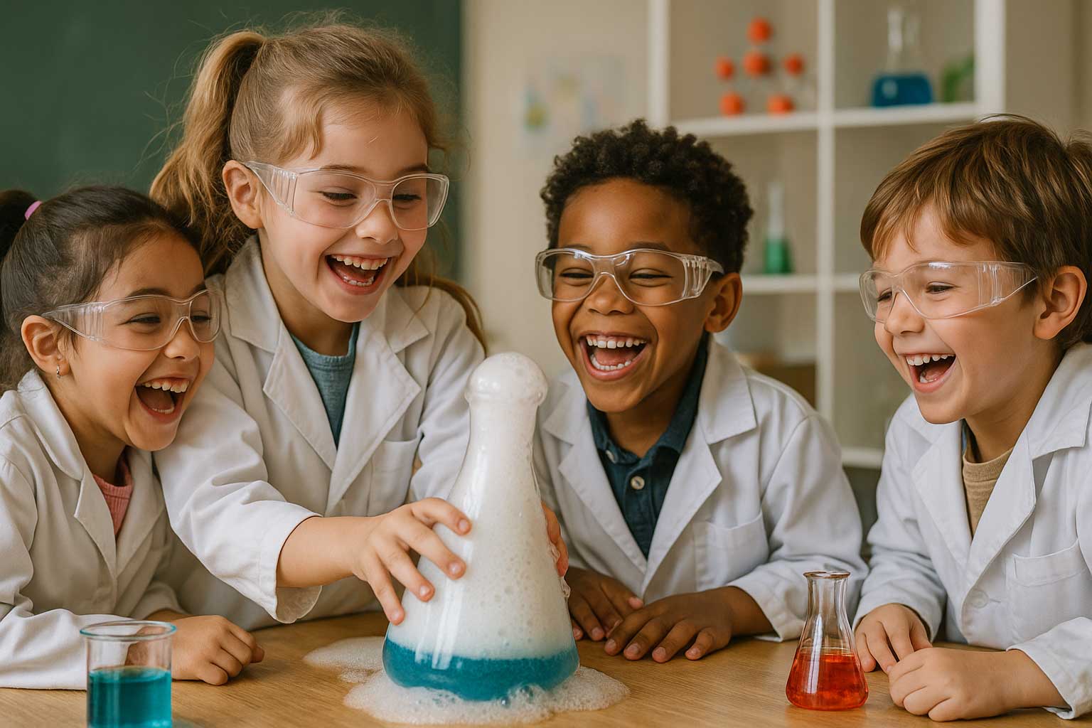 taller  de ciencia divertida para niños en Sevilla
